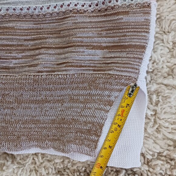 Women's Hoodie Light Weight Long Sleeve Size M White Brown Pink Brand Unknown - Picture 7 of 9